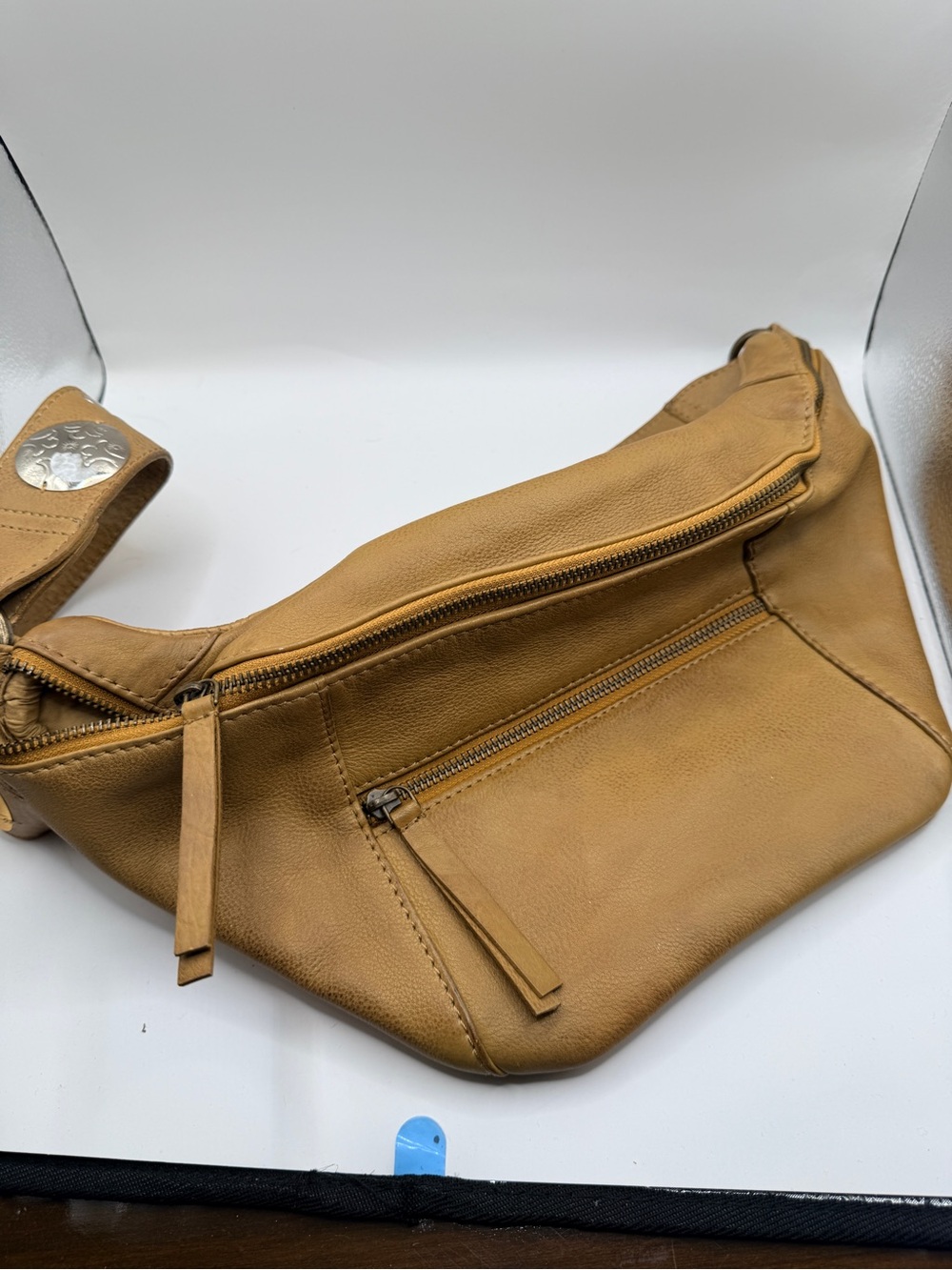 Free People Wilder Sling bag in Camel
